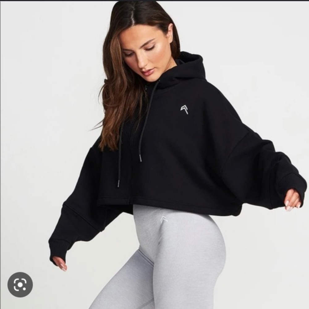 Oner Active cropped zip hoodie